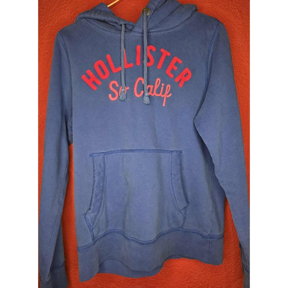 Hollister So Calif Hoodie Pullover‎ Sweatshirt Blue Casual Comfy